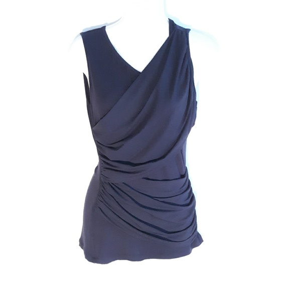 CAbi Tops - CAbi Navy Draped Top CAbi Tops - CAbi Navy Draped Top